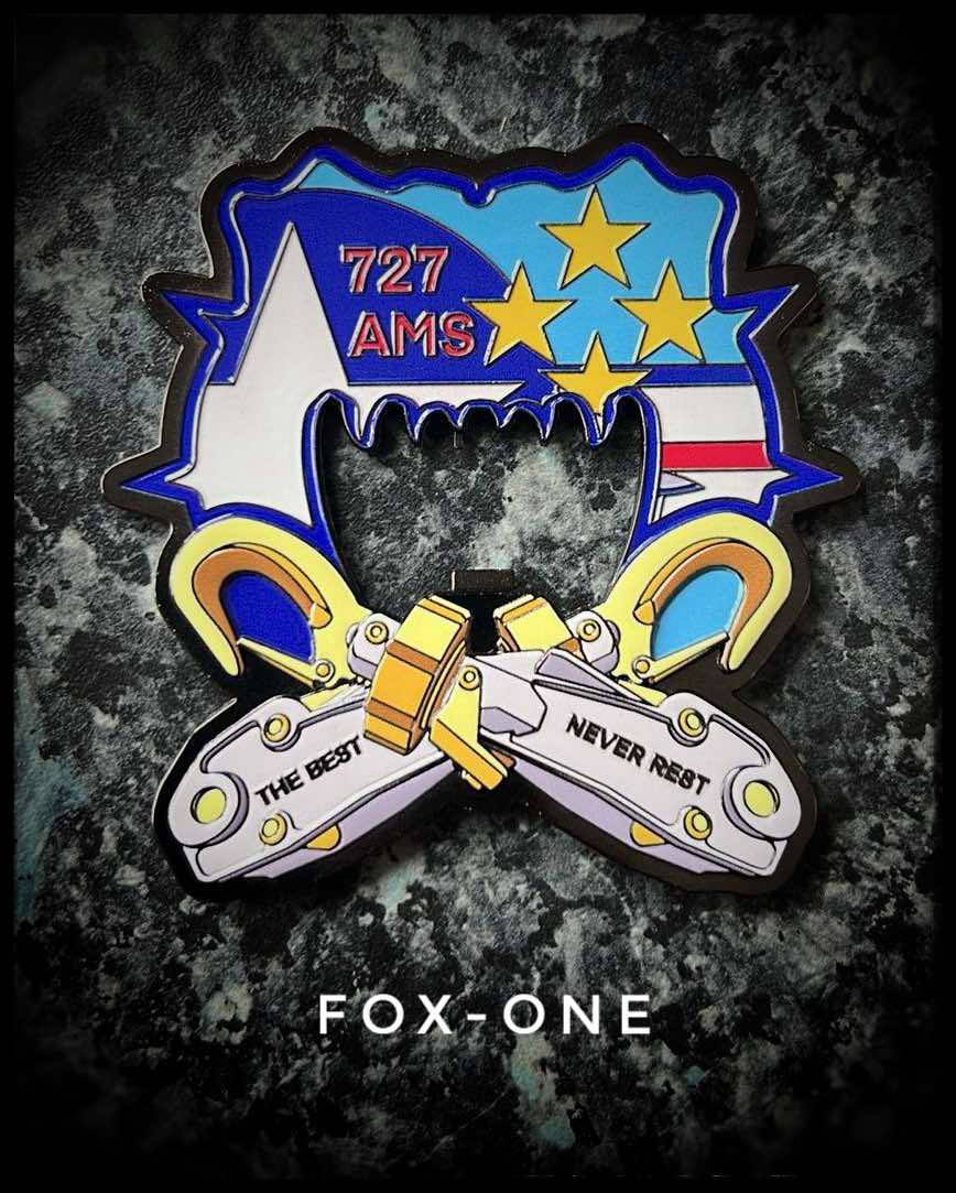 727 Air Mobility Squadron Bottle Opener