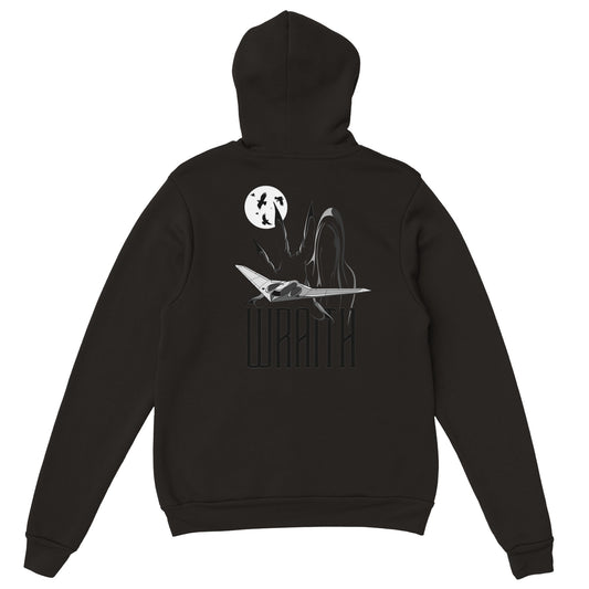 RQ-170 'Wraith' Back Design - Premium Unisex Pullover Hoodie